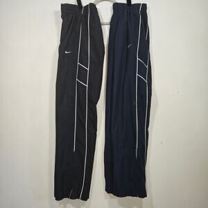 Nike Vintage Track Pants Bundle Of Two. Navy And Black. Size Small